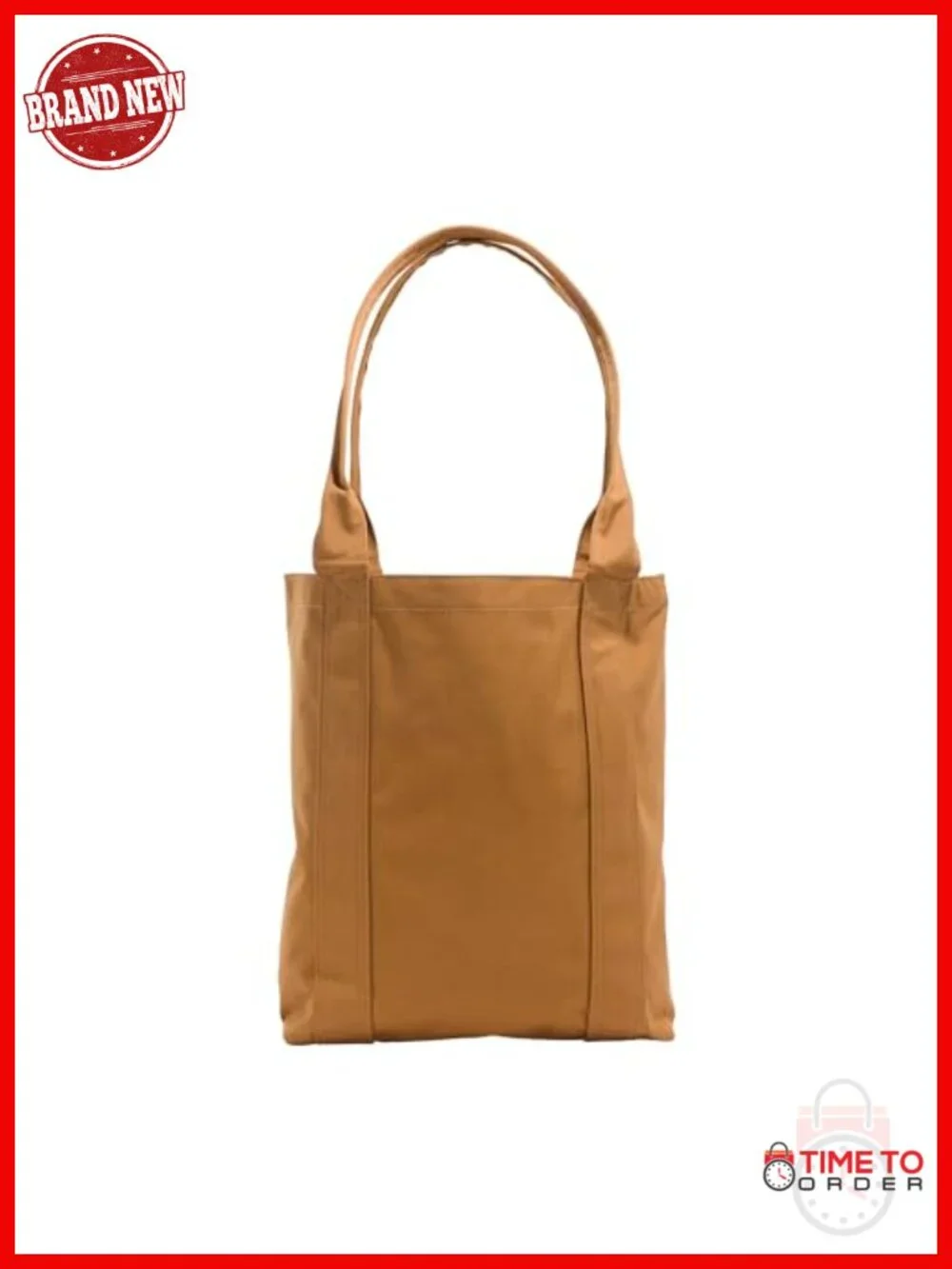 Vertical Open Tote, Durable Water-Resistant Tote Bag